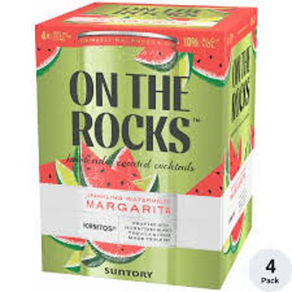 On The Rocks Sparkling Watermelon Margarita